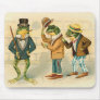 Frogs on the Street - Vintage Art Mousepads