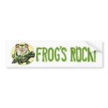 Frog's Rock! Bumpersticker Bumper Stickers