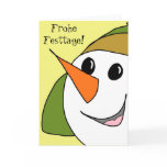 Frohe Festtage! Cute Snowman Cards