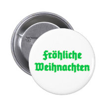 fröhliche Weihnachten Pinback Button