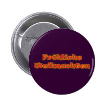 fröhliche Weihnachten Pinback Button