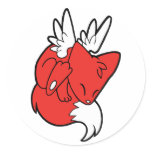 Frolicsome Flying Fox stickers