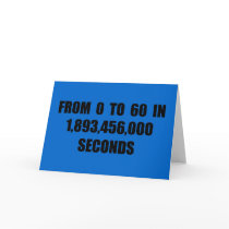 From  0 to 60 in seconds