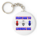 From Bee To Shining Bee Keychain