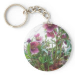 From Below - Garden Hellebore Plant keychains
