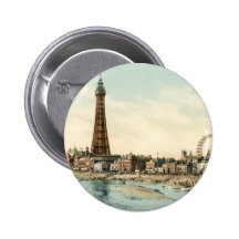 From Central Pier, Blackpool, England Buttons