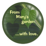 From My Garden Sticker to Personalise