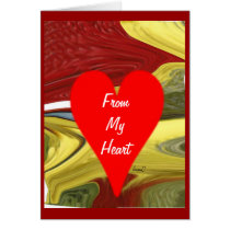 From My Heart        greeting / note card cards