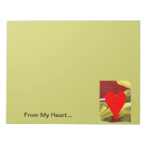 From My Heart....      Notepad notepads