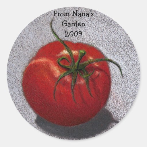FROM NANA'S GARDEN: STICKERS: TOMATO