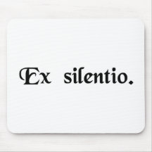 From silence. mousepads