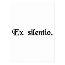 From silence. postcards