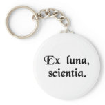 From the moon, knowledge. key chains