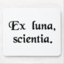 From the moon, knowledge. mouse pad
