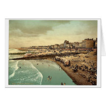 From the pier, Brighton, England vintage Photochro Greeting Cards