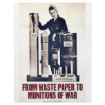 From Waste Paper To Munitions Of War flyers