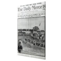 Front cover of 'The Daily Mirror' Canvas Print