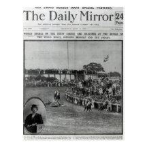 Front cover of 'The Daily Mirror' Postcards
