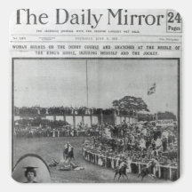 Front cover of 'The Daily Mirror' Stickers