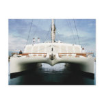 Front On Catamaran postcards