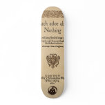 Front Piece to Much Ado About Nothing Quarto skateboards