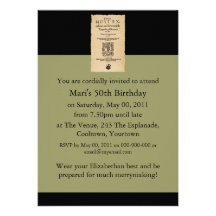 Front Piece to Romeo & Juliet Quarto (1599) Personalized Invites