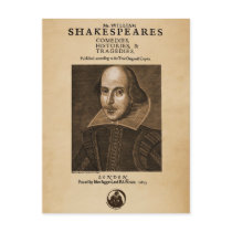 Front Piece to Shakespeare's First Folio