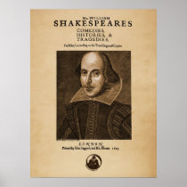 Front Piece to Shakespeare's First Folio