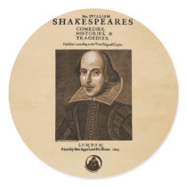 Front Piece to Shakespeare's First Folio