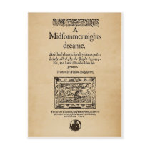 Front Piece to the A Midsummer Nights Dream Quarto
