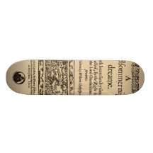 Front Piece to the A Midsummer Nights Dream Quarto Skateboard Deck