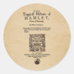 Front Piece to the Hamlet Quarto (1605 version) Sticker