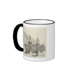 Front view of Buckingham Palace mugs