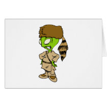 Frontier Alien Greeting Card