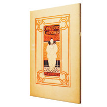 Frontispiece for 'One Red Letter' (colour litho) Stretched Canvas Prints