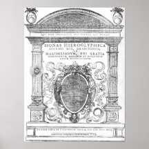 Frontispiece from 'Monas Hieroglyphica' Posters