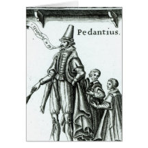 Frontispiece of 'Pedantius' Cards