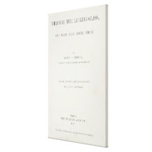 Frontispiece to 'Alice Through the Looking-Glass' Canvas Prints