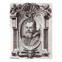 Frontispiece to 'Il Saggiatore' by Galileo Postcard