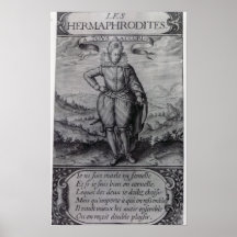 Frontispiece to 'Les Hermaphrodites' Print