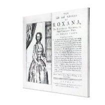 Frontispiece to 'Roxana, The Fortunate Gallery Wrap Canvas