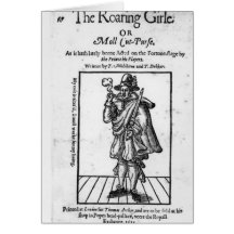 Frontispiece to 'The Roaring Girle' Greeting Cards