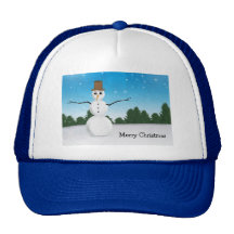 Frost E. Snowman Trucker Hat