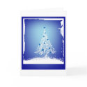 Frost Xmas tree cards
