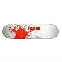 Frostbite Kris Bell Blood Splatter Series Skate Board