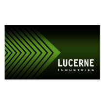 Frosted Chevron custom designer business card