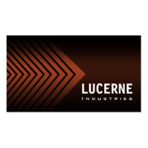 Frosted Chevron custom designer business card