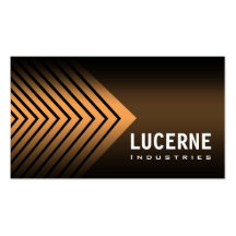 Frosted Chevron custom designer business card