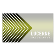 Frosted Chevron custom designer business card