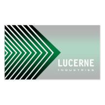 Frosted Chevron custom designer business card